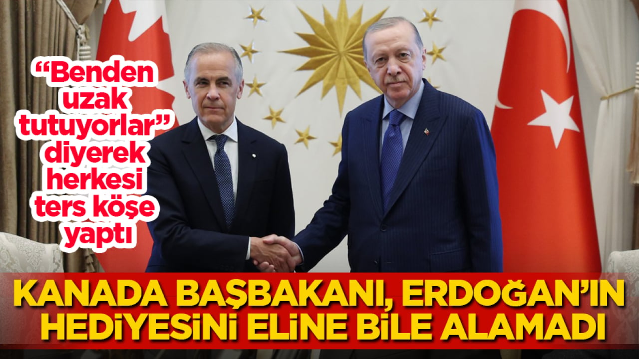 Kanada Başbakanı, Erdoğan’ın hediyesini eline bile alamadı! "Benden uzak tutuyorlar" diyerek herkesi ters köşe yaptı