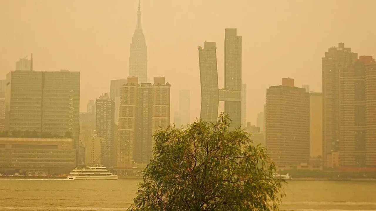 Foto - Kanada'daki orman yangınları New York'u etkisi altına aldı