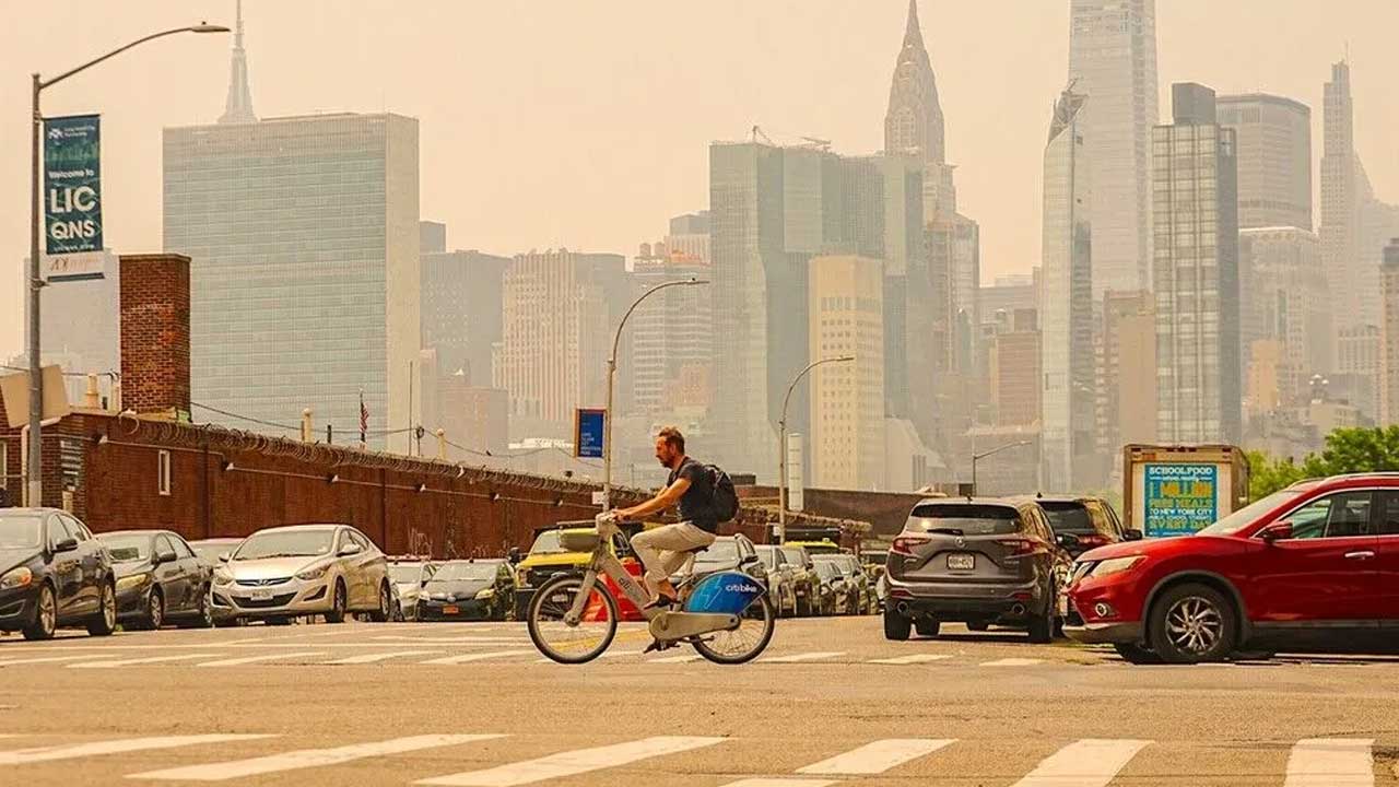 Foto - Kanada'daki orman yangınları New York'u etkisi altına aldı