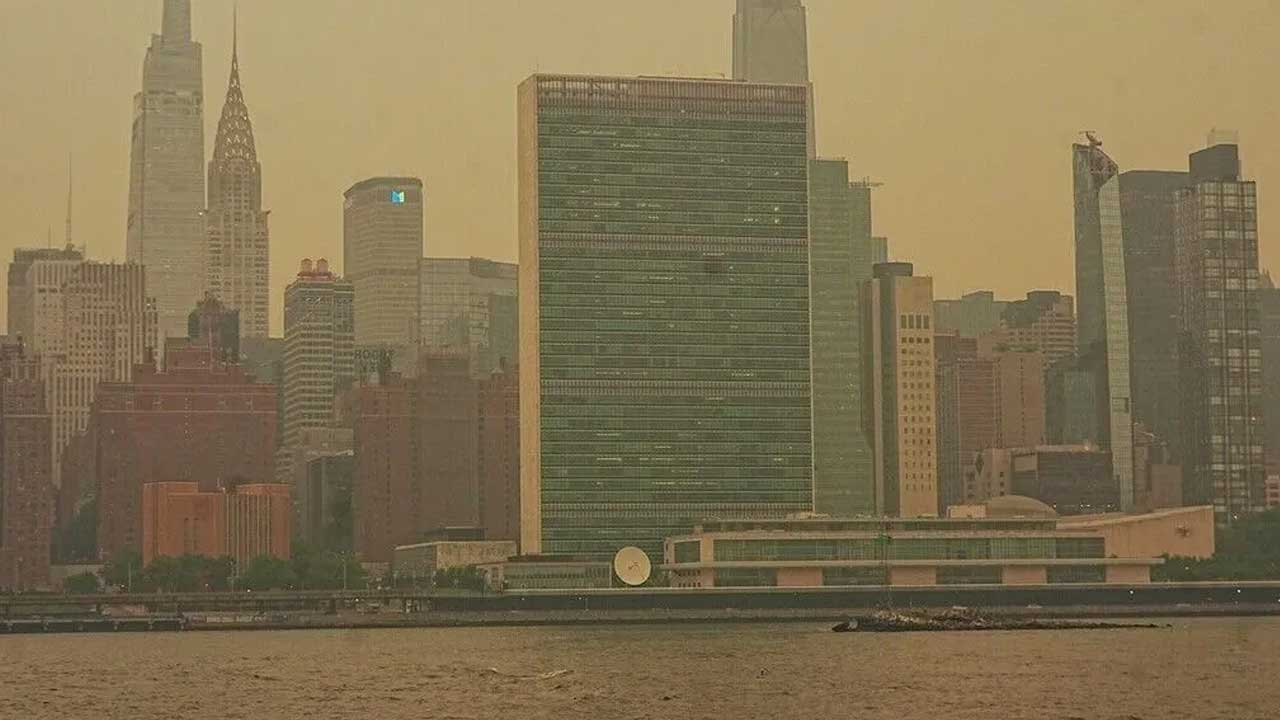 Foto - Kanada'daki orman yangınları New York'u etkisi altına aldı