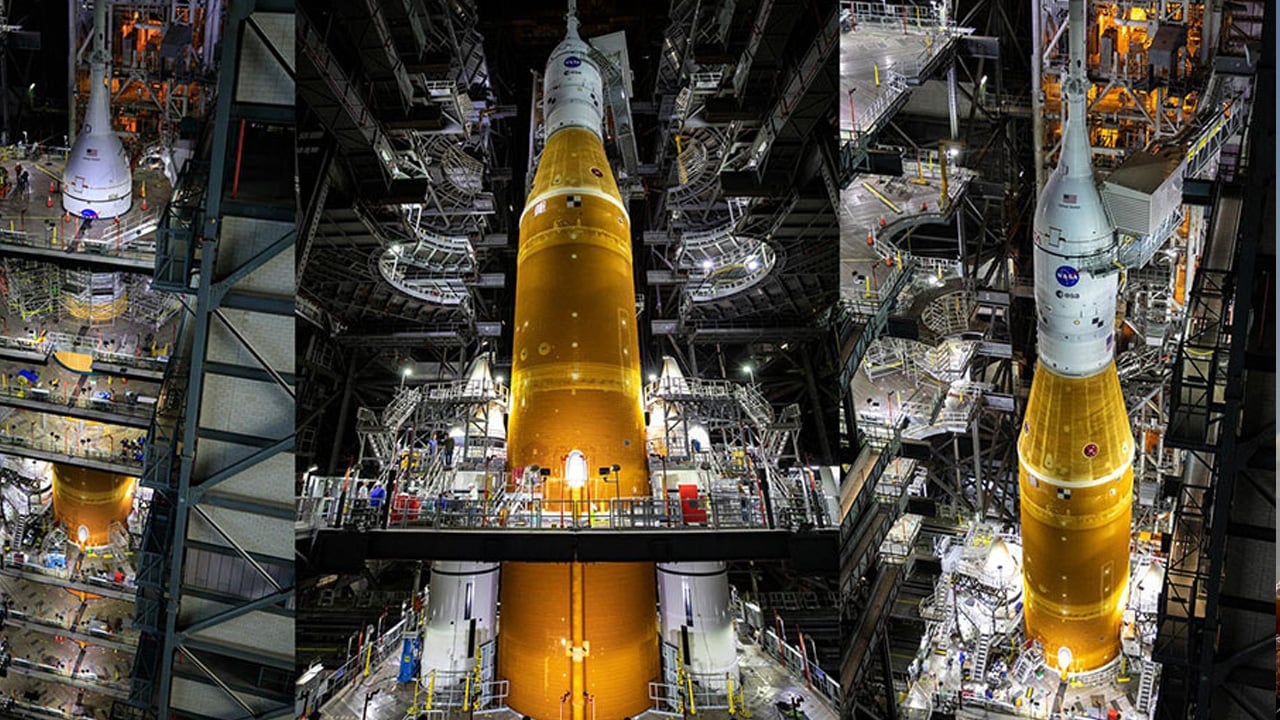 Foto - Kanadalı ve üç Amerikalıyı taşıyan roketi NASA fırlattı! Bir ilke imza atıldı: Ay'a ilk kez kadın astronot gidiyor