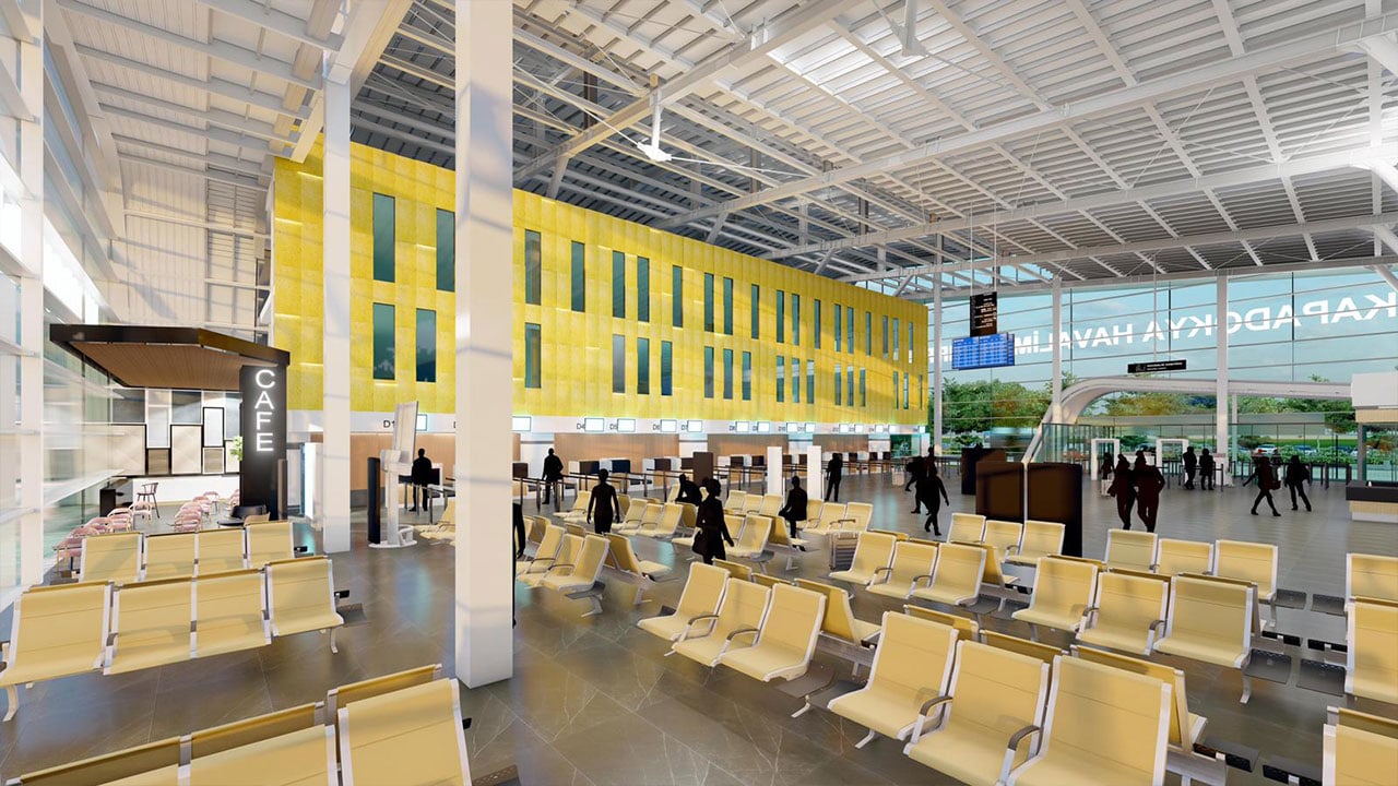 Foto - Kapadokya’ya dev yatırım! Yeni terminal ilk yolcularını karşıladı