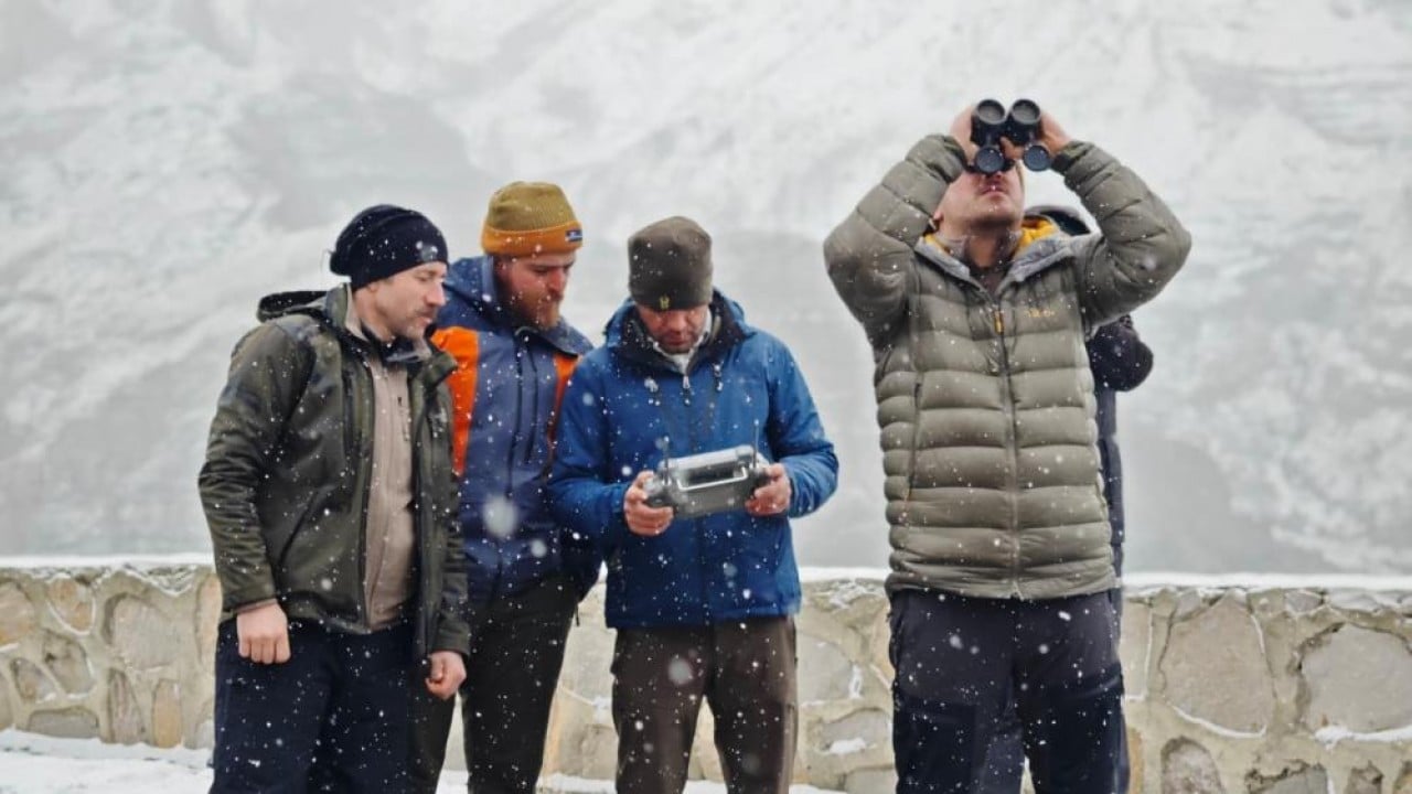 Kar altında tek tek kuş saydılar