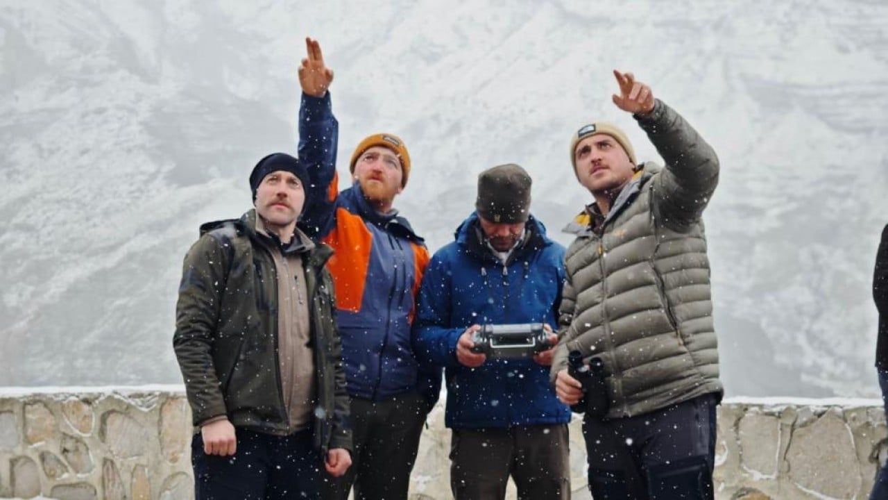 Foto - Kar altında tek tek kuş saydılar