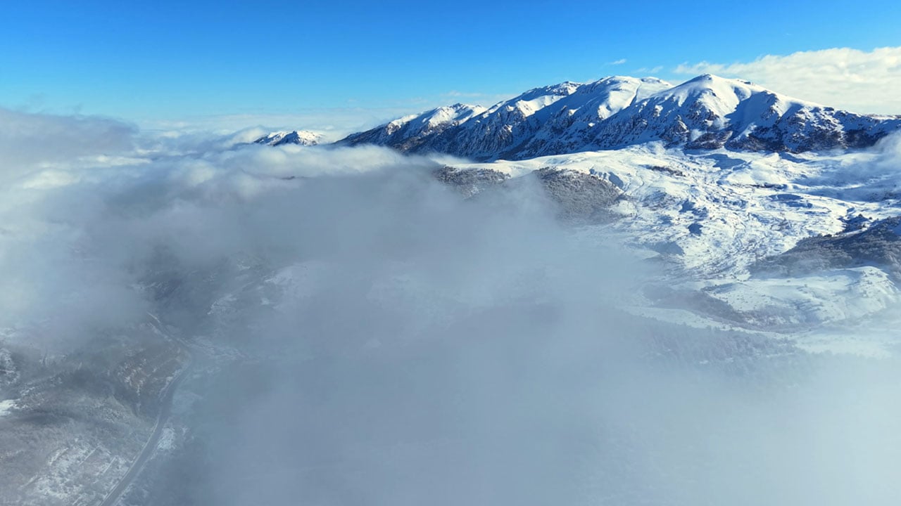 Foto - Kar Sivas’a çok yakışıyor! Geminbeli’nde kış güzelliği