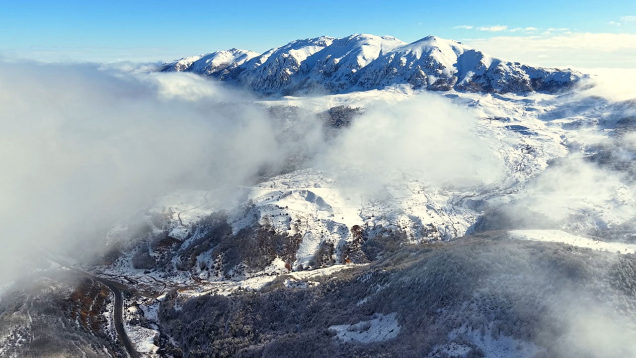 Foto - Kar Sivas’a çok yakışıyor! Geminbeli’nde kış güzelliği