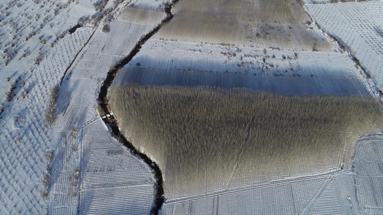 Foto - Kar, yağışı çiftçiyi umut oldu! Yüksek rekolte bekleniyor