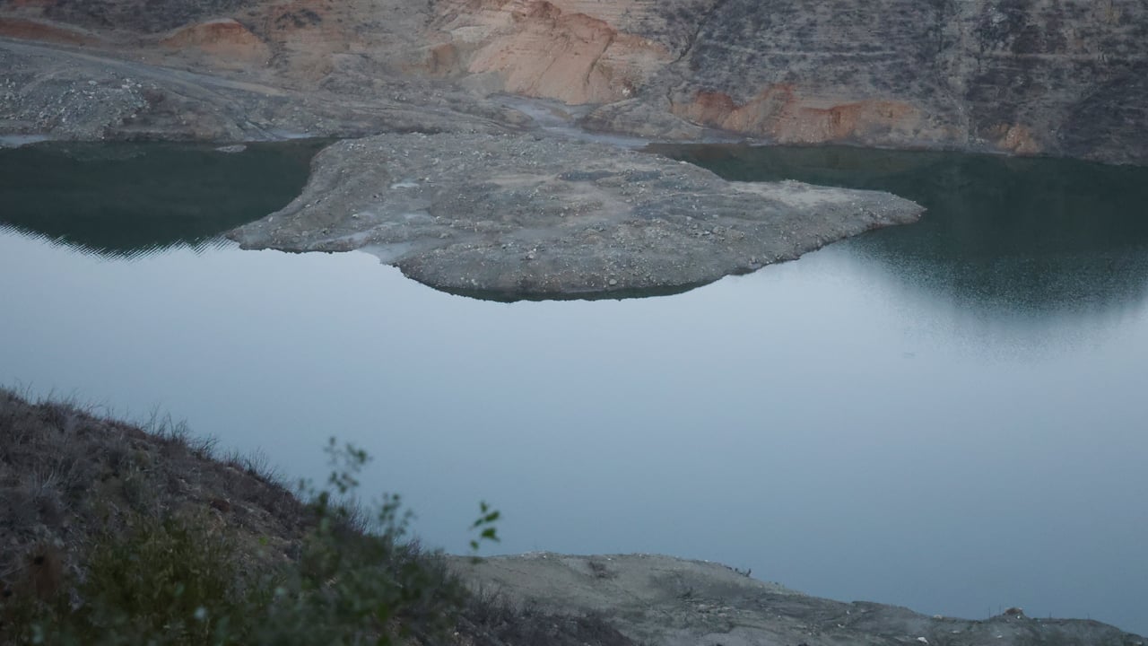 Foto - Karaçay Barajı neredeyse yok oldu! Hatay tehlikenin eşiğinde! Seviye yüzde 6’ya indi