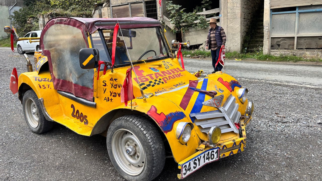 Foto - Karadeniz zekası iş başında! Mühendislik eğitimi almadan kendi cabrio aracını yaptı