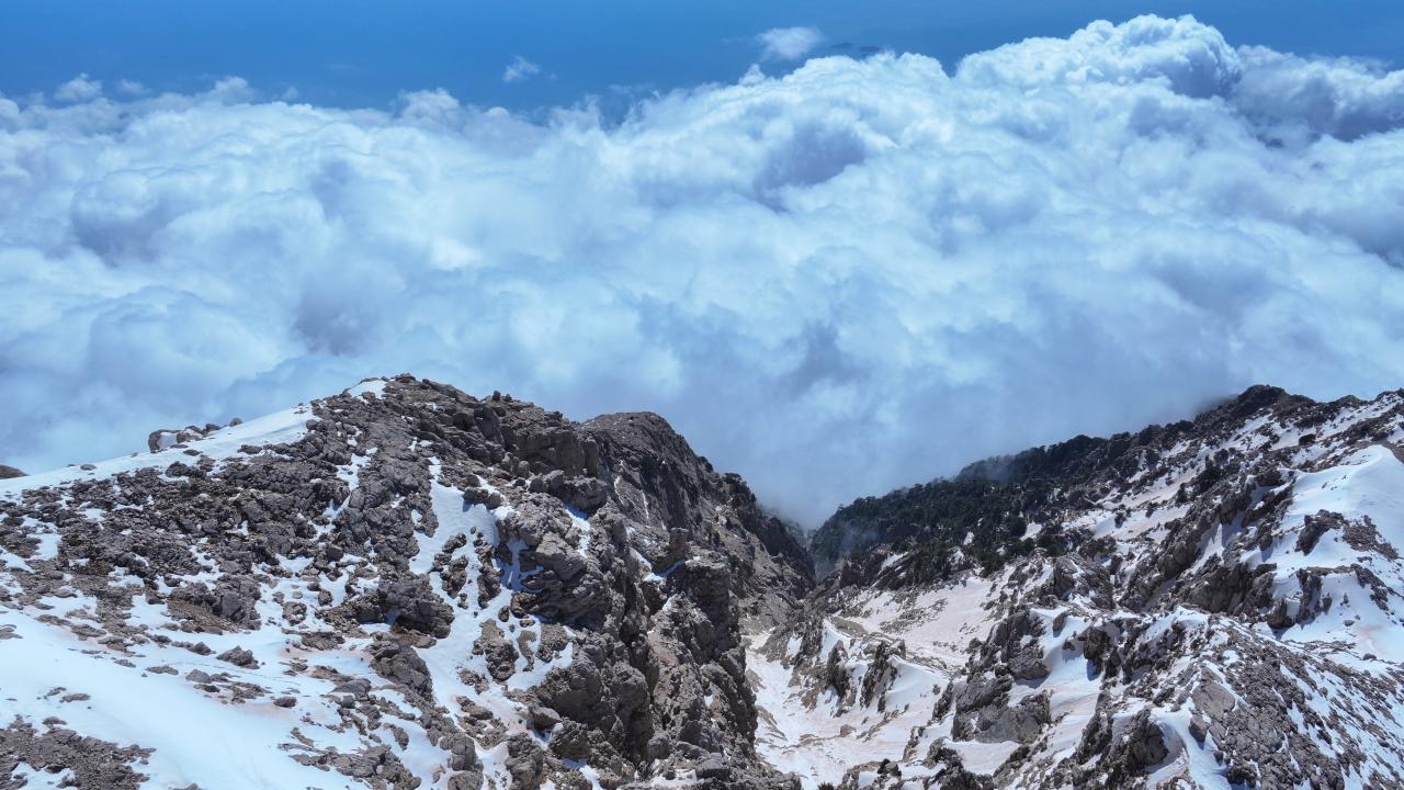 Foto - Burası Doğu Anadolu değil Akdeniz! Karlı Antalya ziyaretçi çekiyor