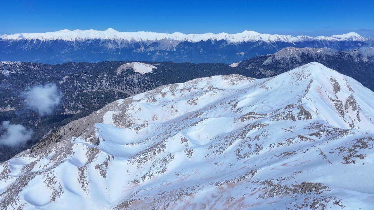 Foto - Burası Doğu Anadolu değil Akdeniz! Karlı Antalya ziyaretçi çekiyor