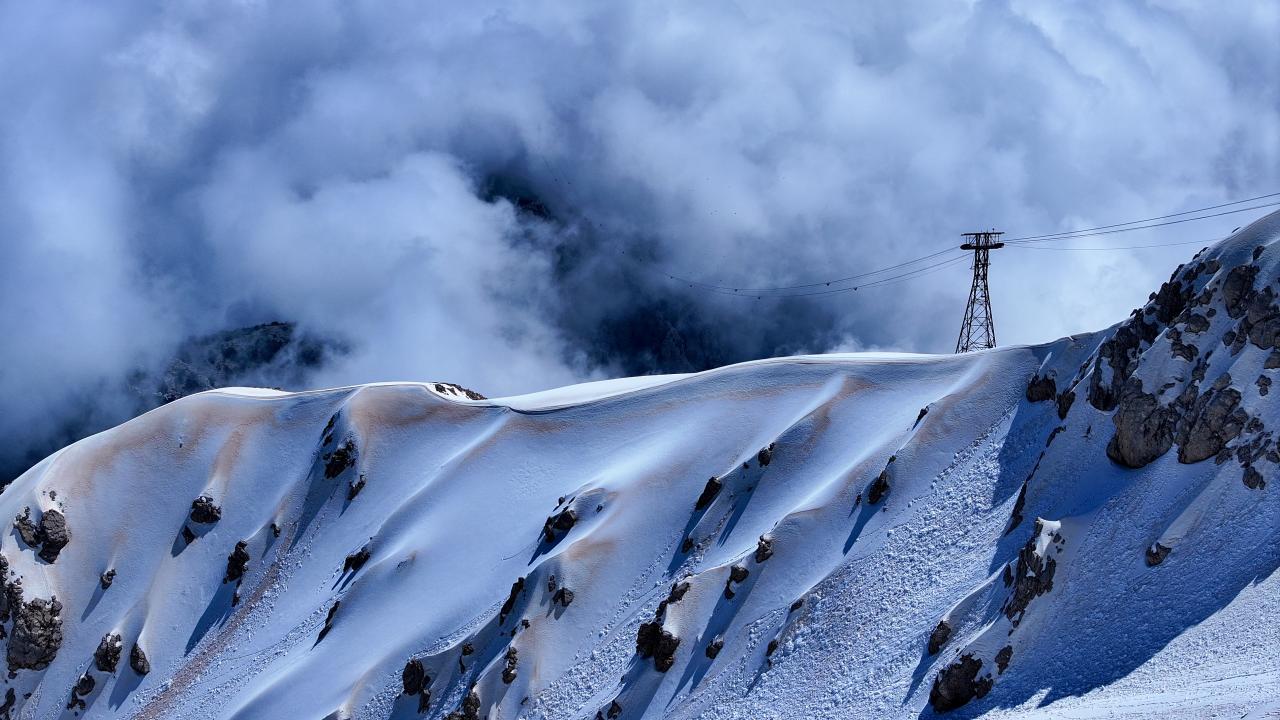 Foto - Burası Doğu Anadolu değil Akdeniz! Karlı Antalya ziyaretçi çekiyor