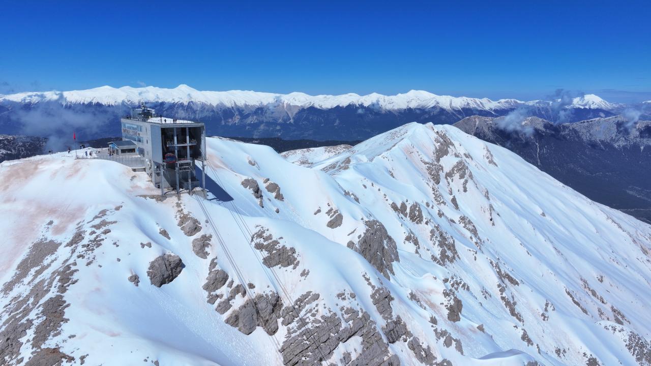 Foto - Burası Doğu Anadolu değil Akdeniz! Karlı Antalya ziyaretçi çekiyor