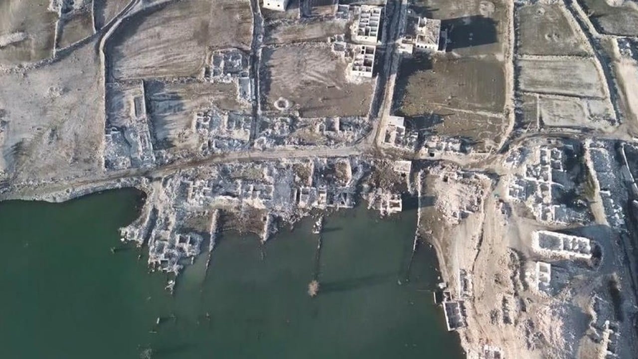 Foto - Kars’ta baraj suları çekildi! Bakın ortaya ne çıktı