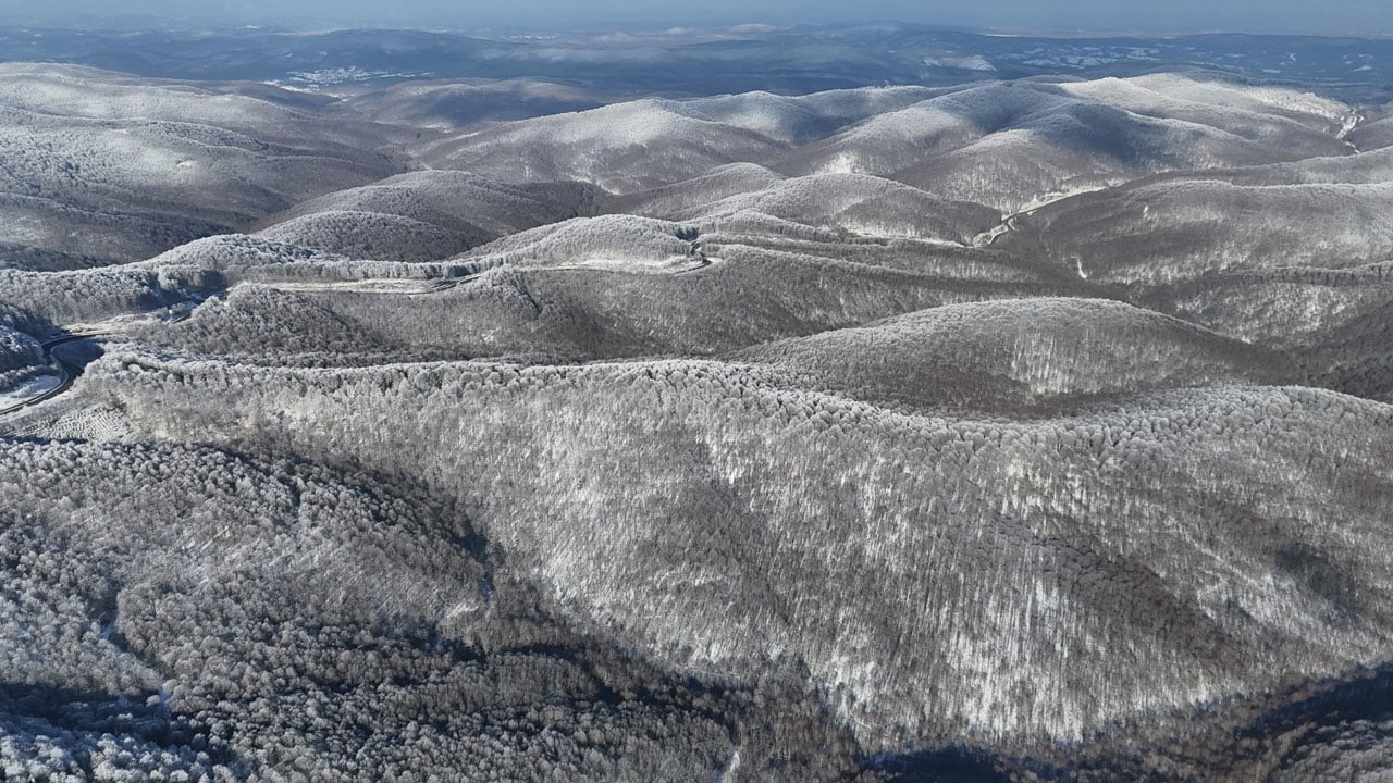 Foto - Kartpostallık manzara! Istranca’nın zirveleri beyaza büründü