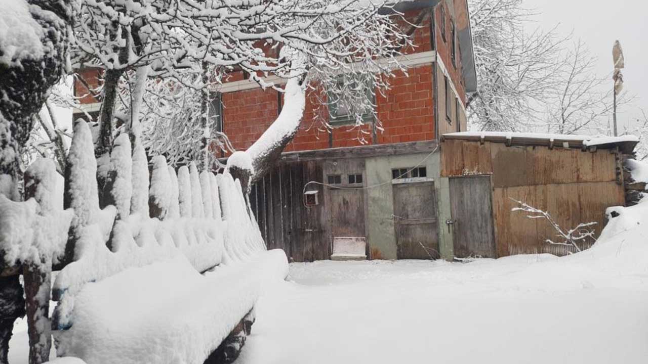 Foto - Kastamonu'da kartpostallık görüntüler! Kar kalınlığı 20 santime ulaştı