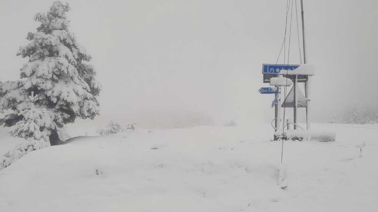 Foto - Kastamonu'da kartpostallık görüntüler! Kar kalınlığı 20 santime ulaştı