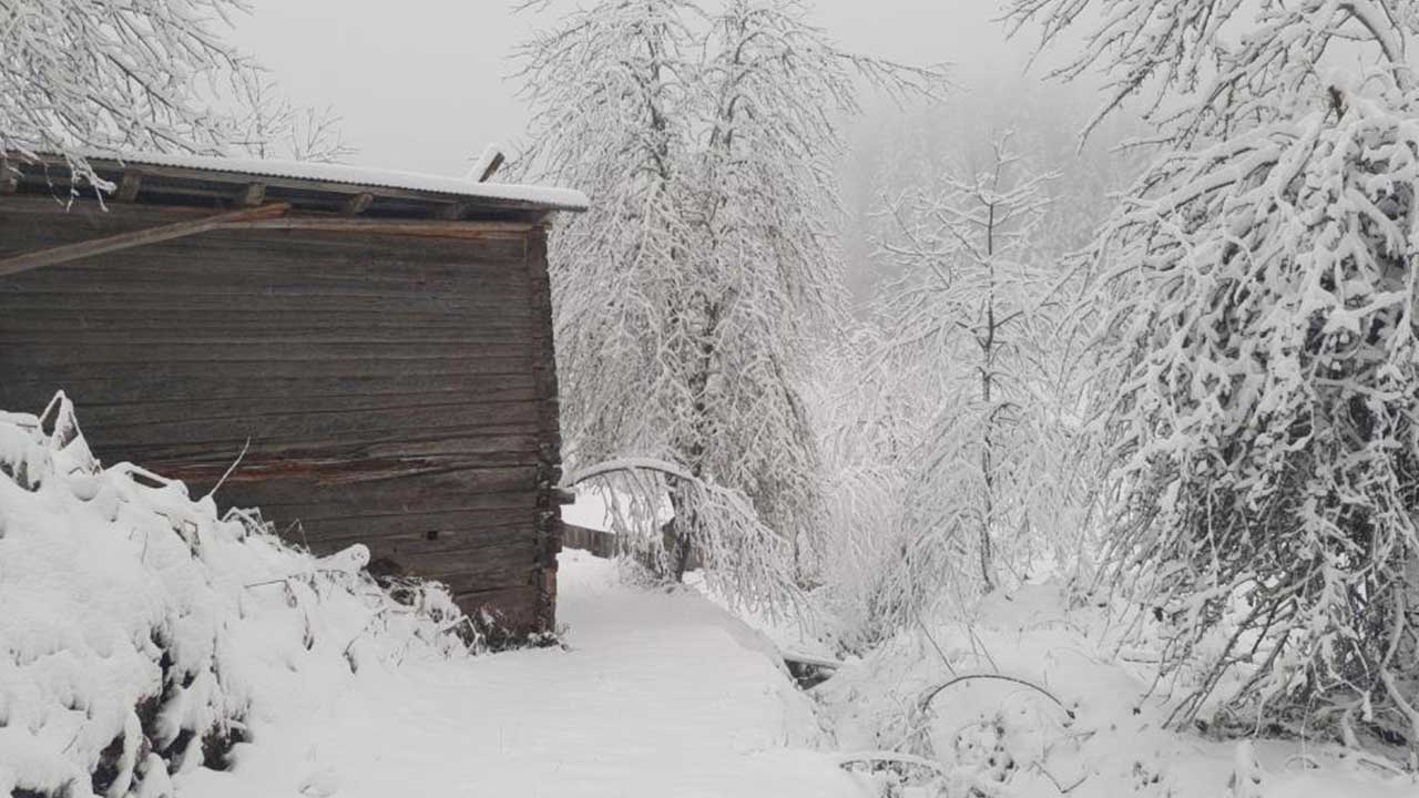 Foto - Kastamonu'da kartpostallık görüntüler! Kar kalınlığı 20 santime ulaştı