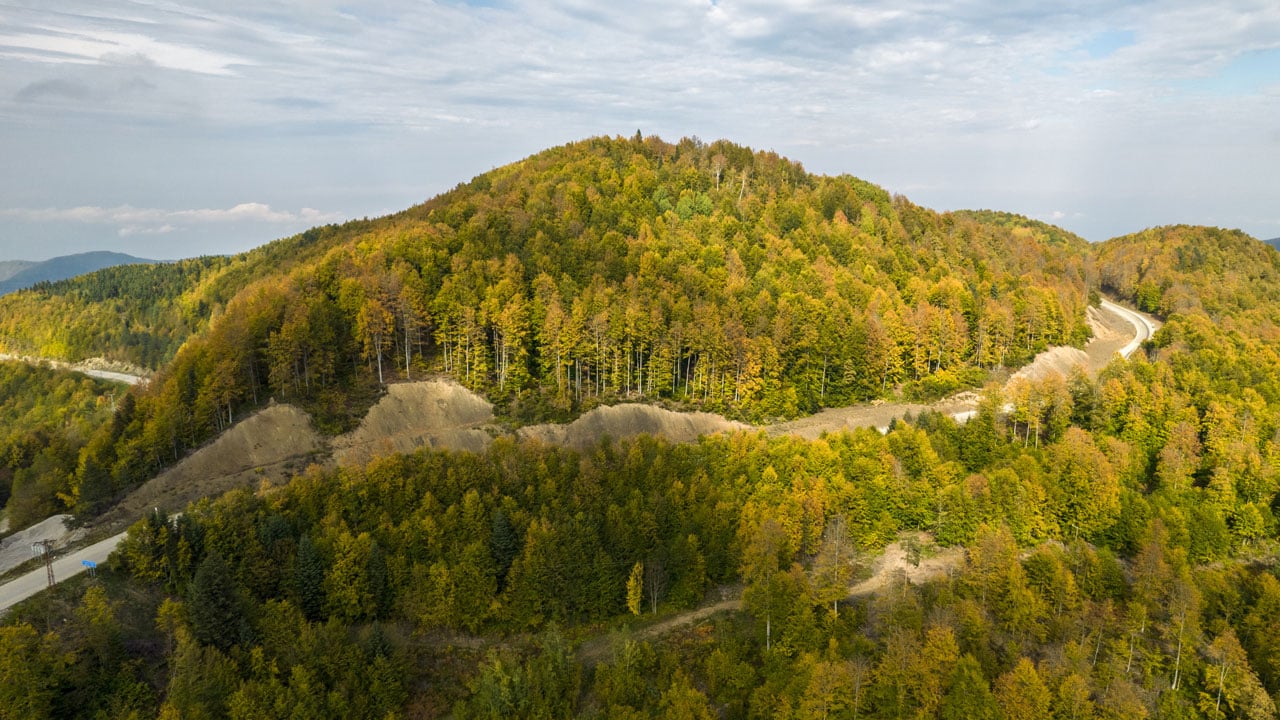 Foto - Kastamonu’da sonbahar büyüsü! Renk cümbüşü havadan görüntülendi
