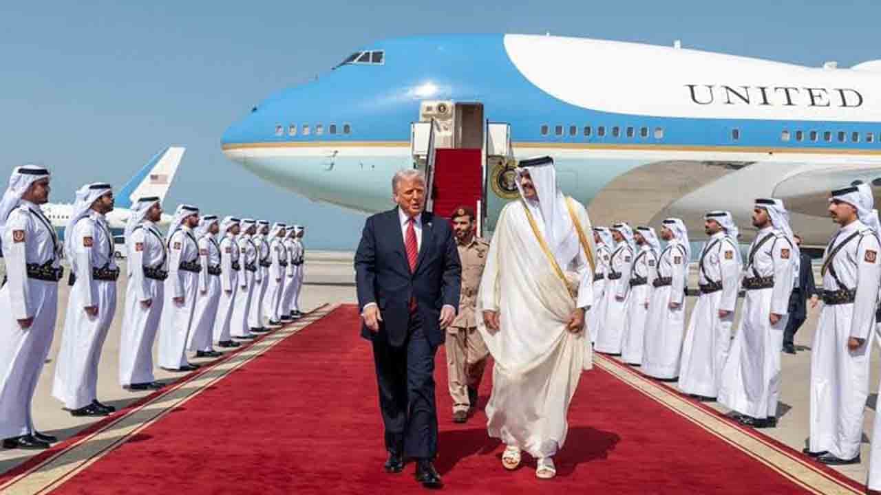 Foto - Katar hediye etmişti: Trump’ın uçan sarayı hangara çekildi