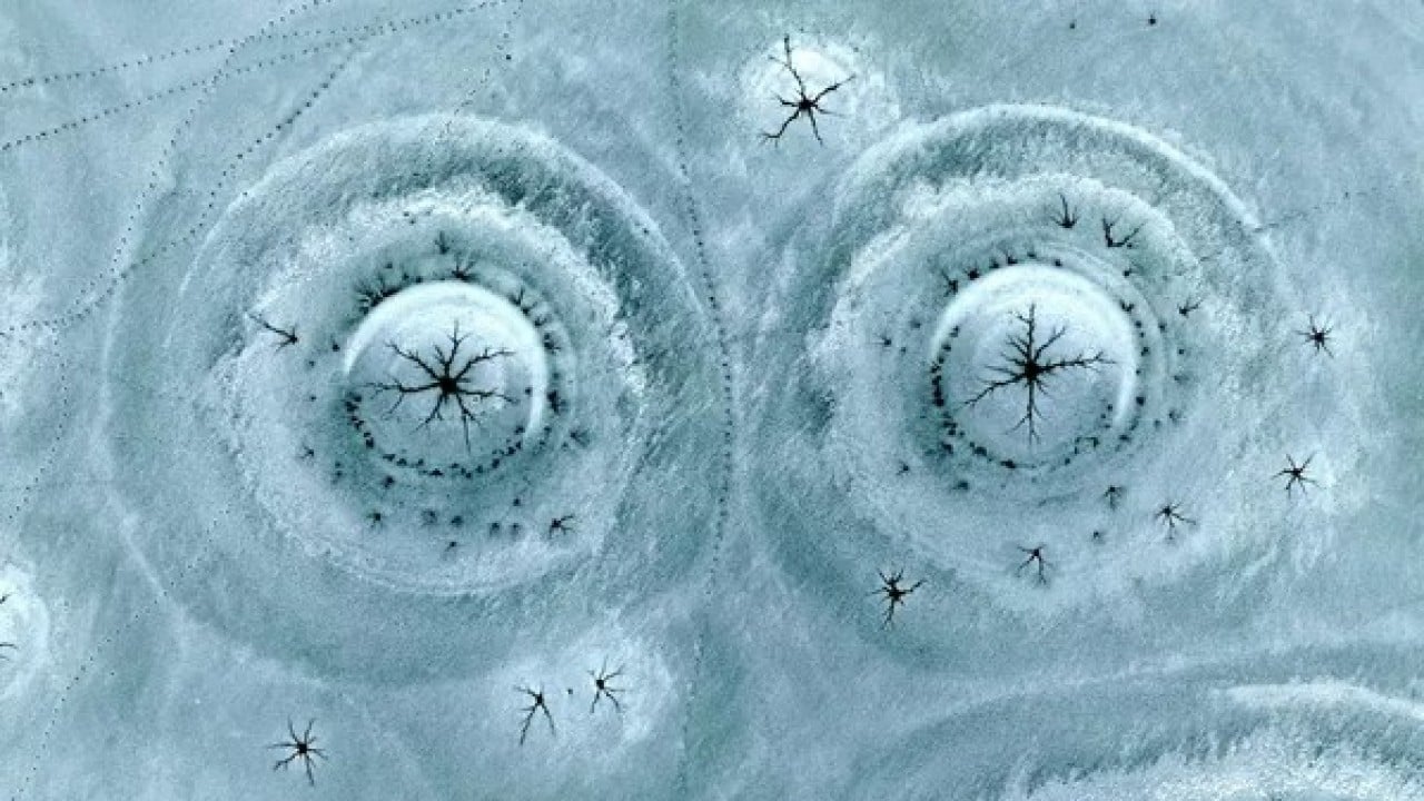 Kayseri’de buz gözü: Barajda şaşırtan görüntü