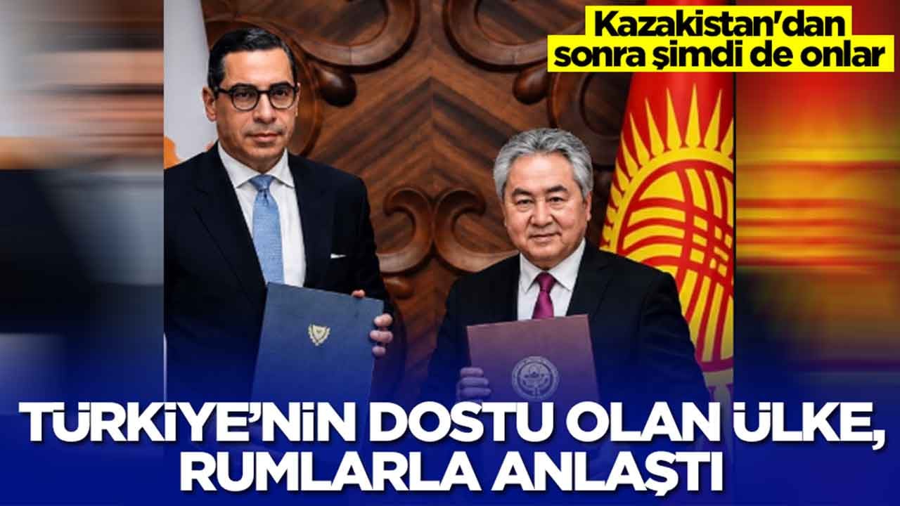 Kazakistan'dan sonra şimdi de onlar: Türkiye'nin dostu olan ülke, Rumlarla anlaştı