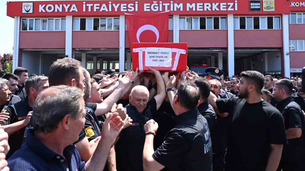  'Kendini yaktın da beni şehit annesi yaptın' Kahraman itfaiye eri Hakk’a uğurlandı
