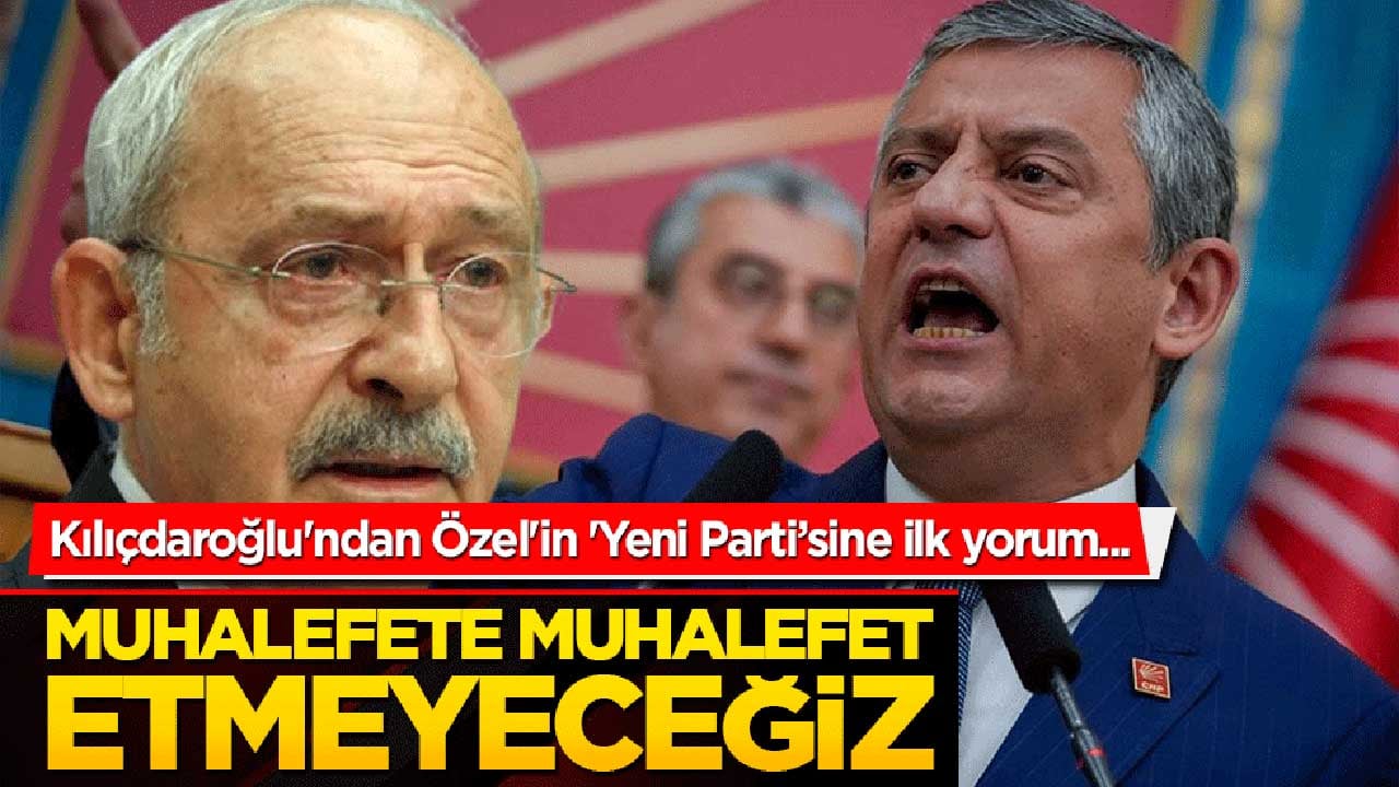 Foto - Kılıçdaroğlu'ndan Özel'in 'Yeni Parti’sine ilk yorum... Muhalefete muhalefet etmeyeceğiz