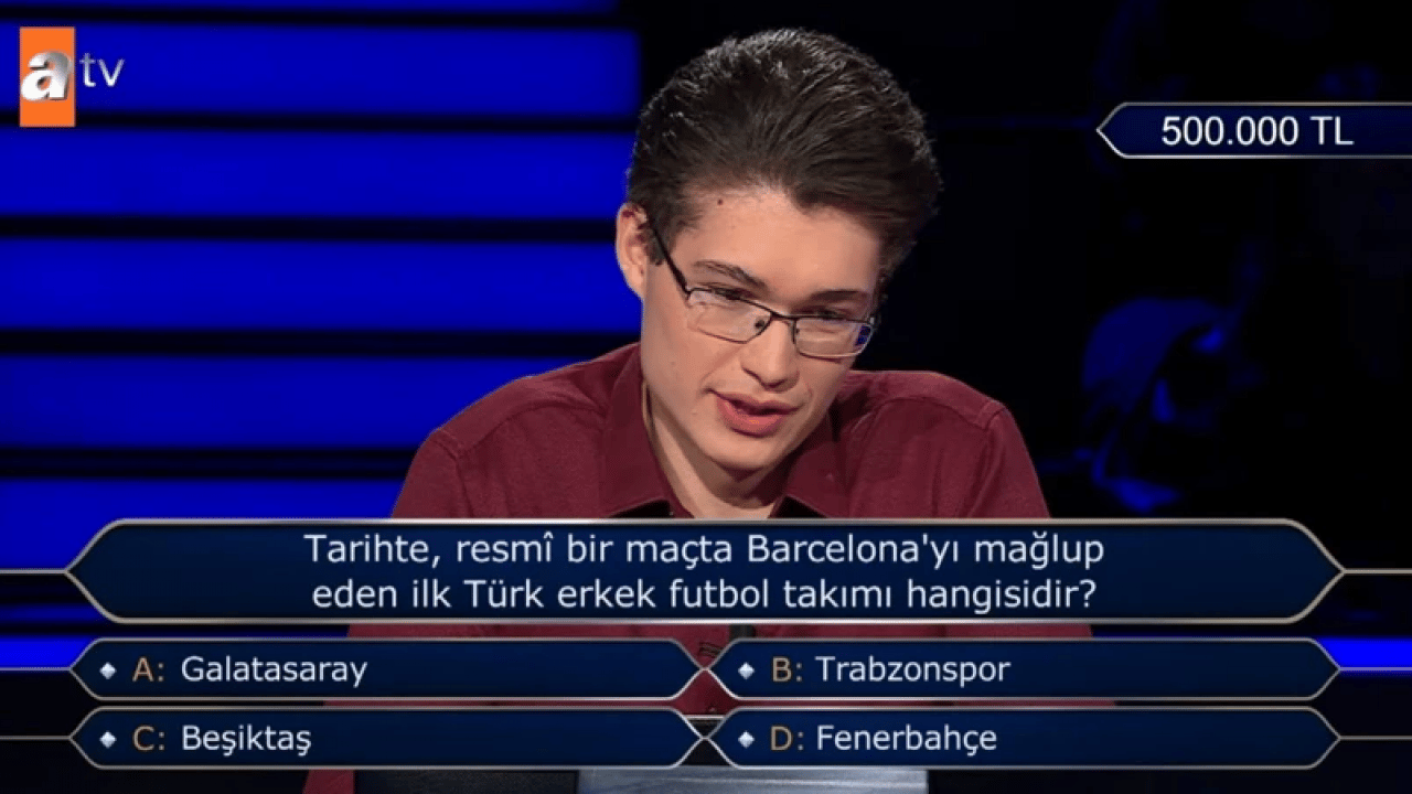Foto - Kim Milyoner Olmak İster'e damga vuran anlar! 500 bin TL'lik futbol sorusu