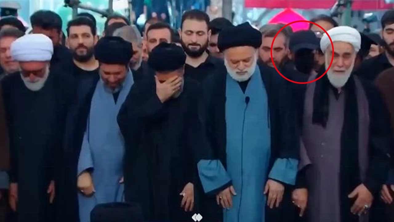 Foto - Kim olduğu belli oldu! Hamaney’in cenazesinde gizemli maskeli