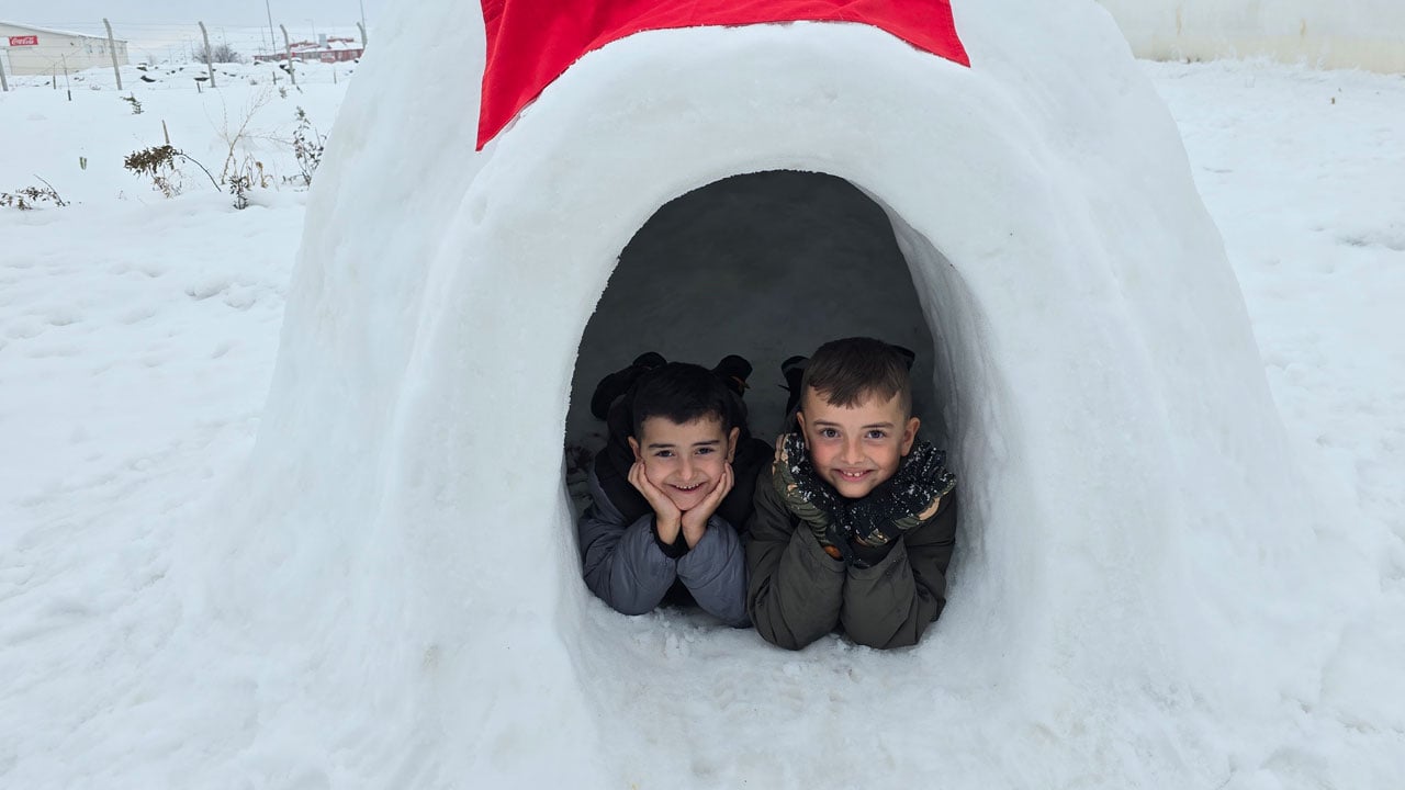 Kimse gözlerine inanamadı! Burası Alaska değil Yozgat