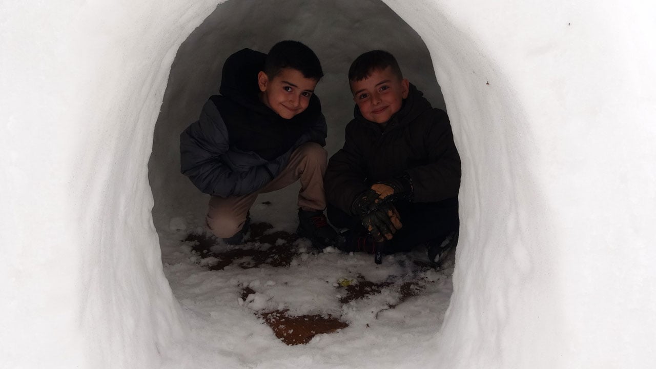 Foto - Kimse gözlerine inanamadı! Burası Alaska değil Yozgat