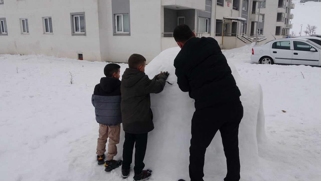 Foto - Kimse gözlerine inanamadı! Burası Alaska değil Yozgat