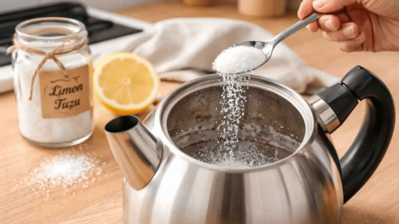 Foto - Kireçli çaydanlığa son: İçine bir avuç atın etkiyi görün!