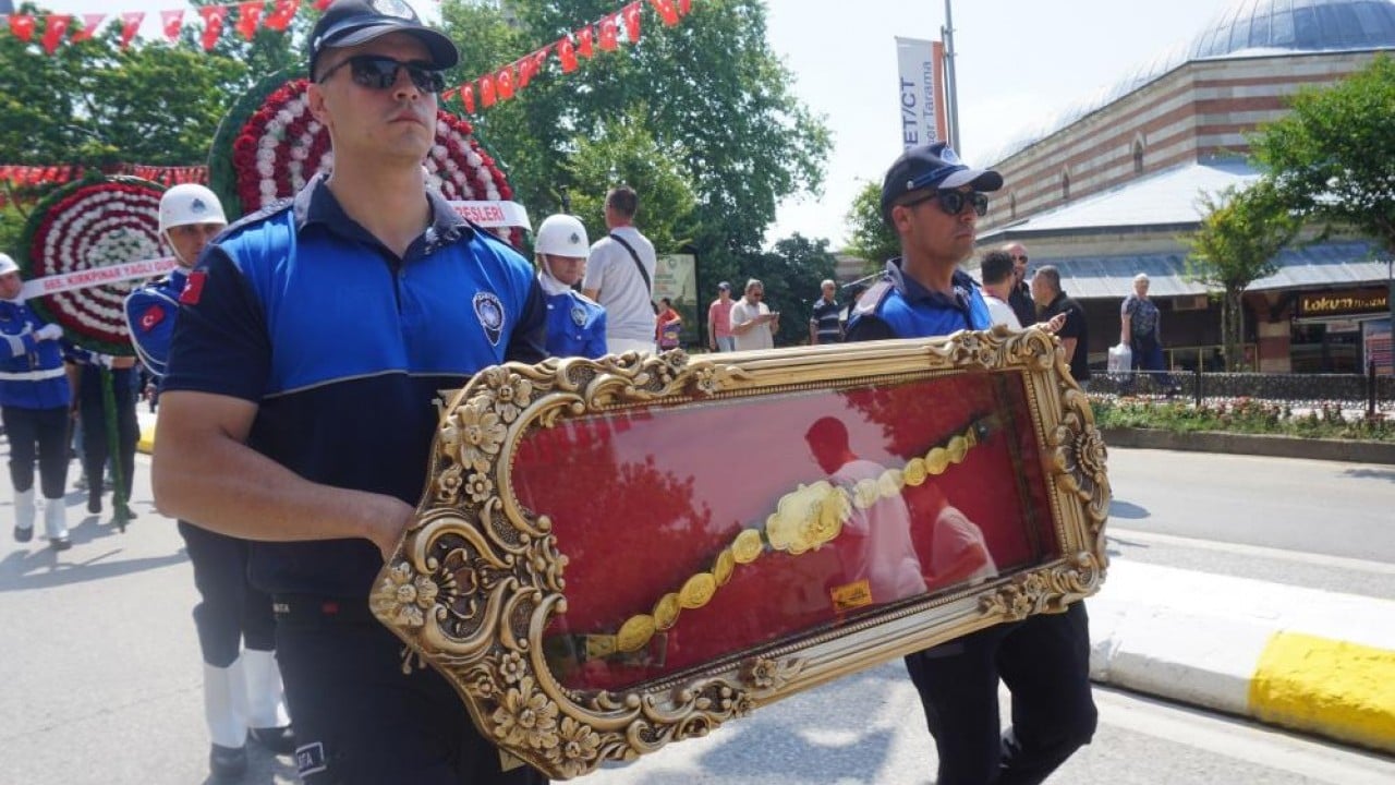Foto - Kırkpınar’da gelenek bozulmadı Festival Ağa Karşılama töreniyle başladı