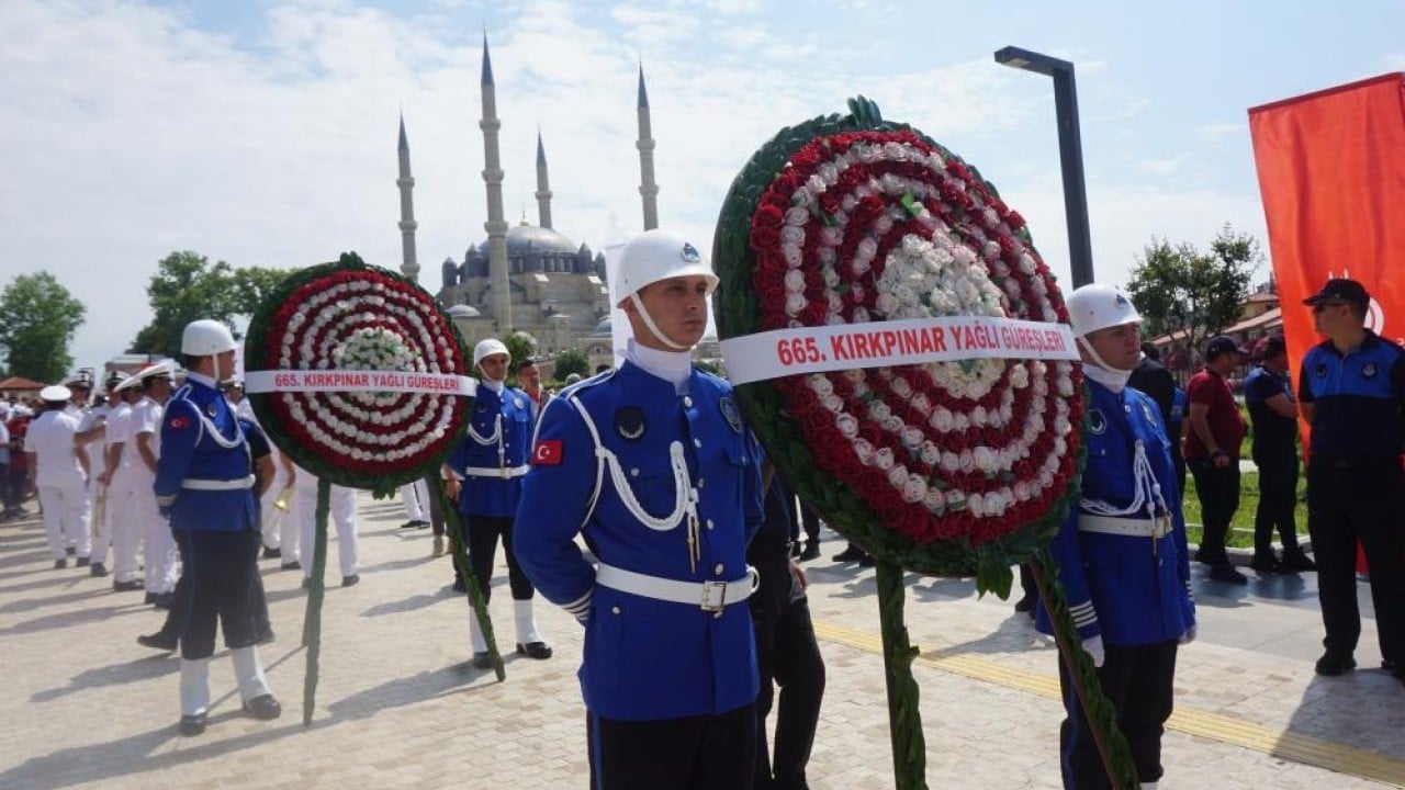Kırkpınar’da gelenek bozulmadı Festival Ağa Karşılama töreniyle başladı