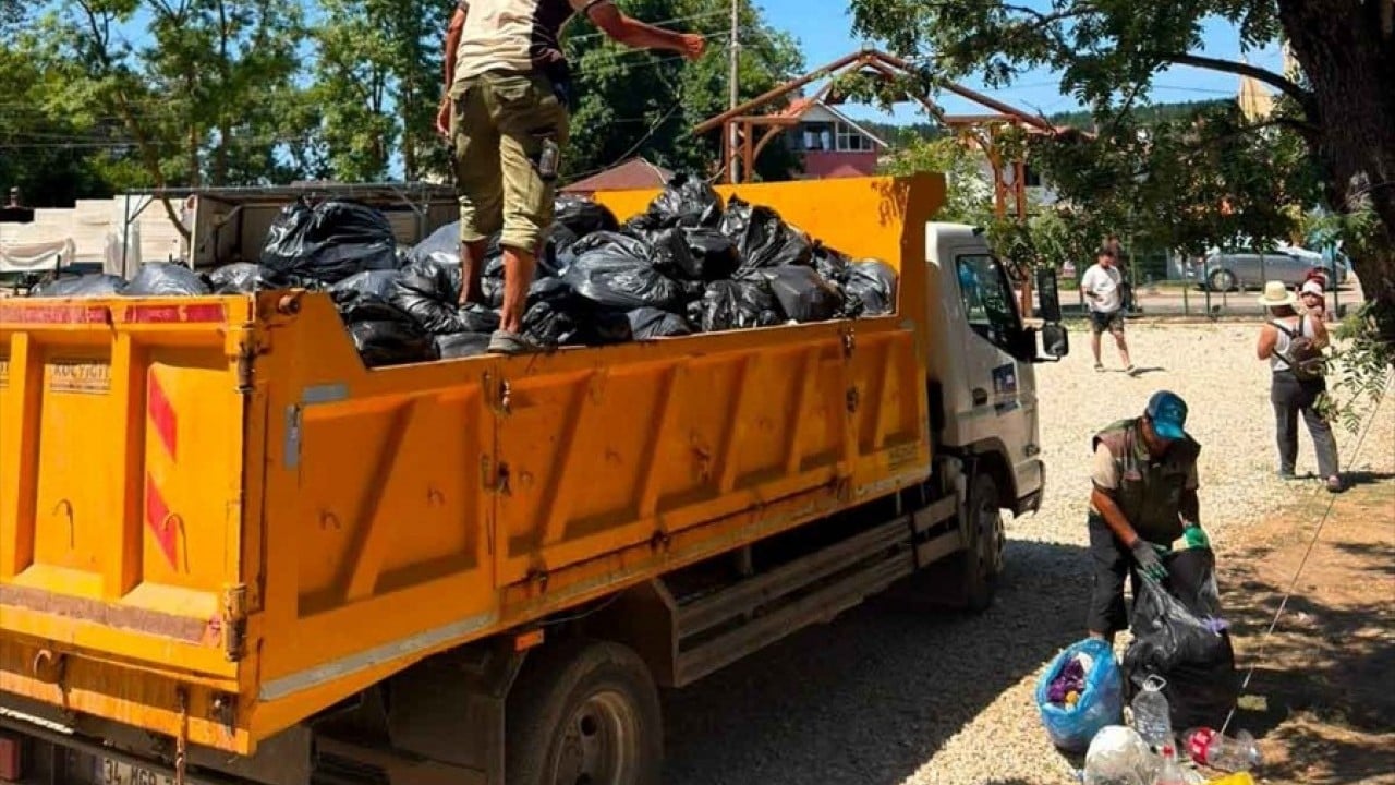 Foto - Kirletmekte üstümüze yok! 50 günde 387 ton atık toplandı
