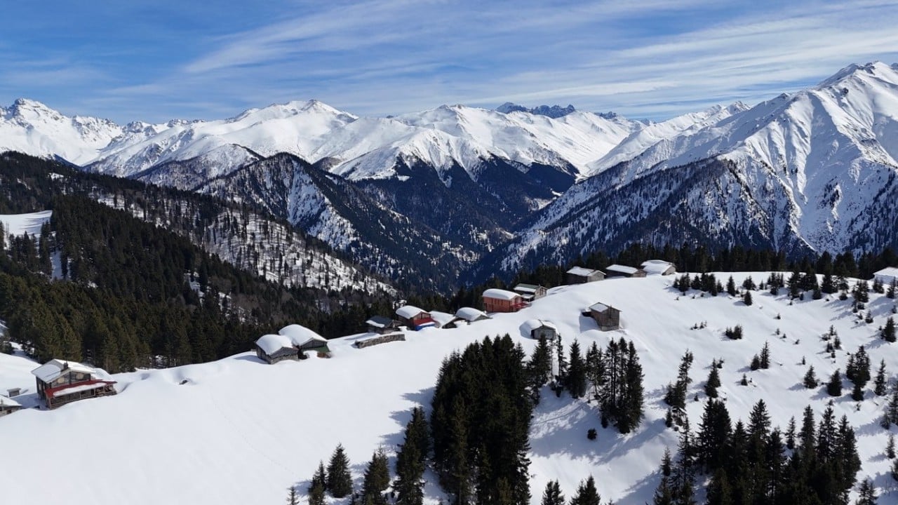 Foto - Kışın bir başka güzel oluyor! İşte Kaçkar Dağları ve yaylalardan kar manzaraları