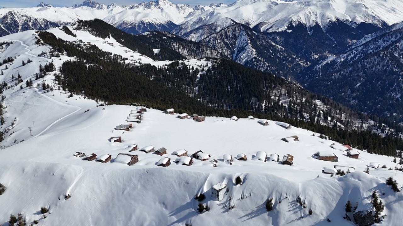Foto - Kışın bir başka güzel oluyor! İşte Kaçkar Dağları ve yaylalardan kar manzaraları