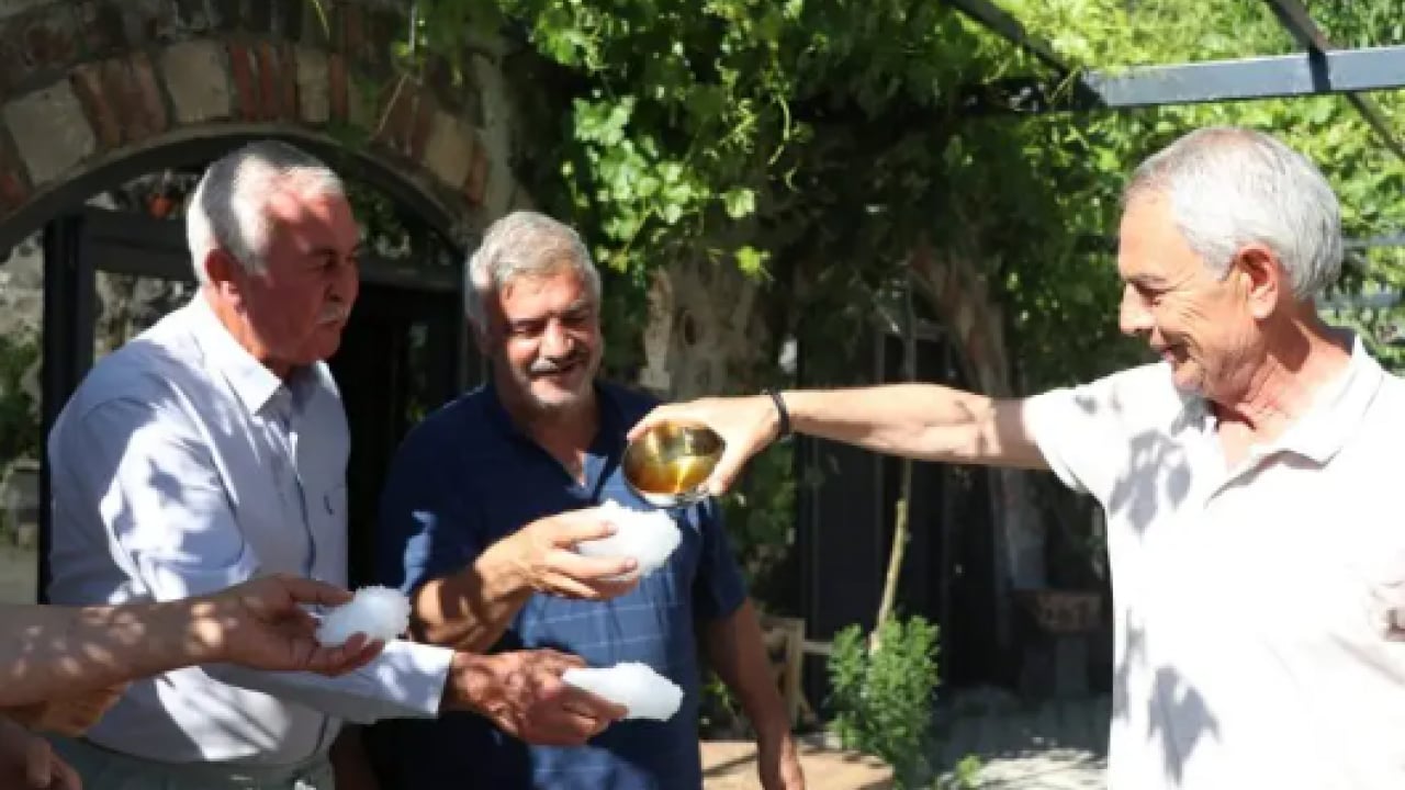 Foto - Kışın gömüp yazın yiyorlar! Kayseri'nin serinleten geleneği!