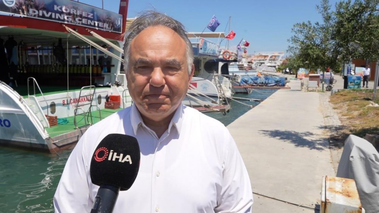 Foto - Kısıtlı alanlar dalışa açıldı Dalış turizmine sevindirici haber Ayvalık’tan geldi