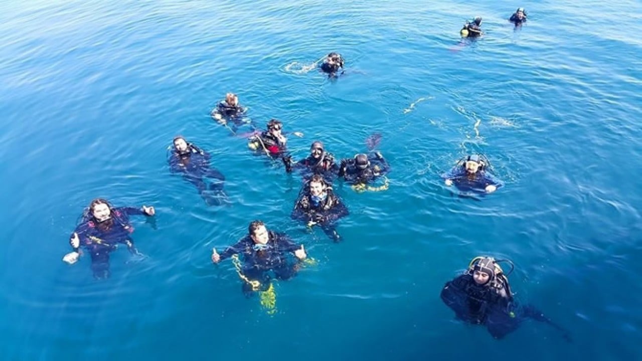 Foto - Kısıtlı alanlar dalışa açıldı Dalış turizmine sevindirici haber Ayvalık’tan geldi