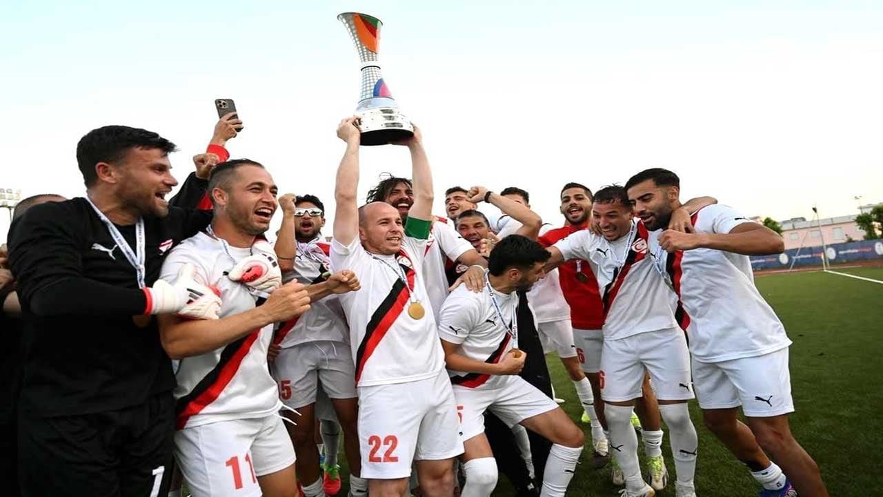 Foto - KKTC Milli Futbol Takımı tarih yazdı! CONIFA Avrupa şampiyonu oldu