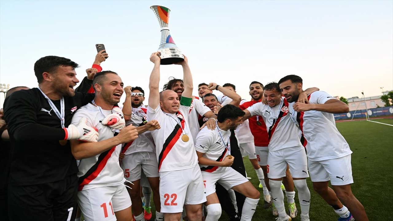 Foto - KKTC Milli Futbol Takımı tarih yazdı! CONIFA Avrupa şampiyonu oldu