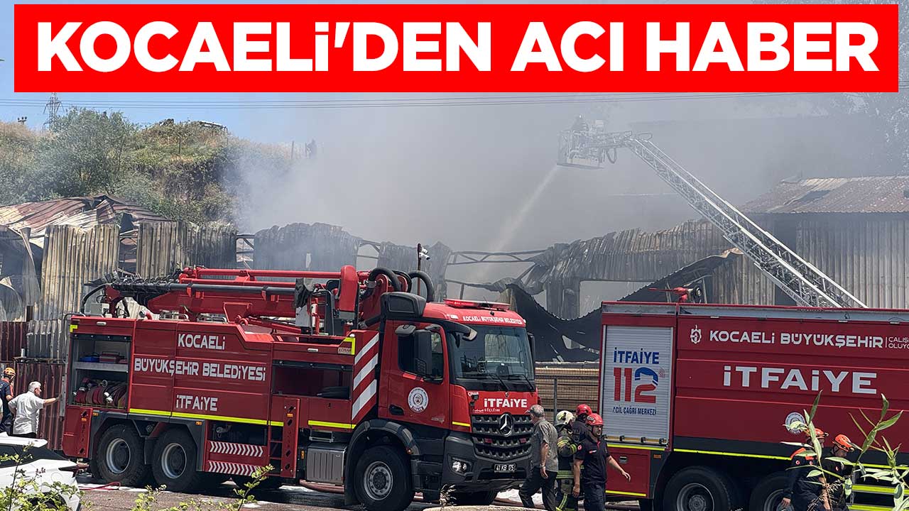 Kocaeli'den acı haber
