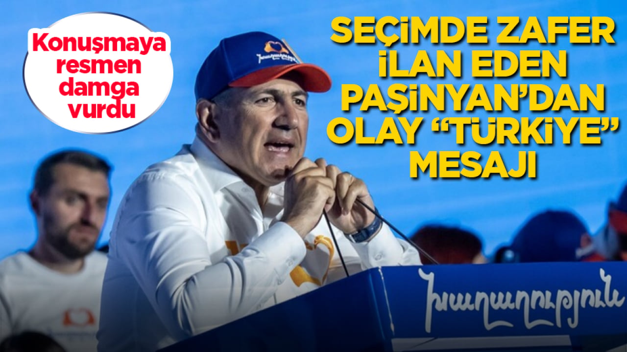 Konuşmaya resmen damga vurdu! Seçimde zafer ilan eden Paşinyan’dan olay "Türkiye" mesajı 