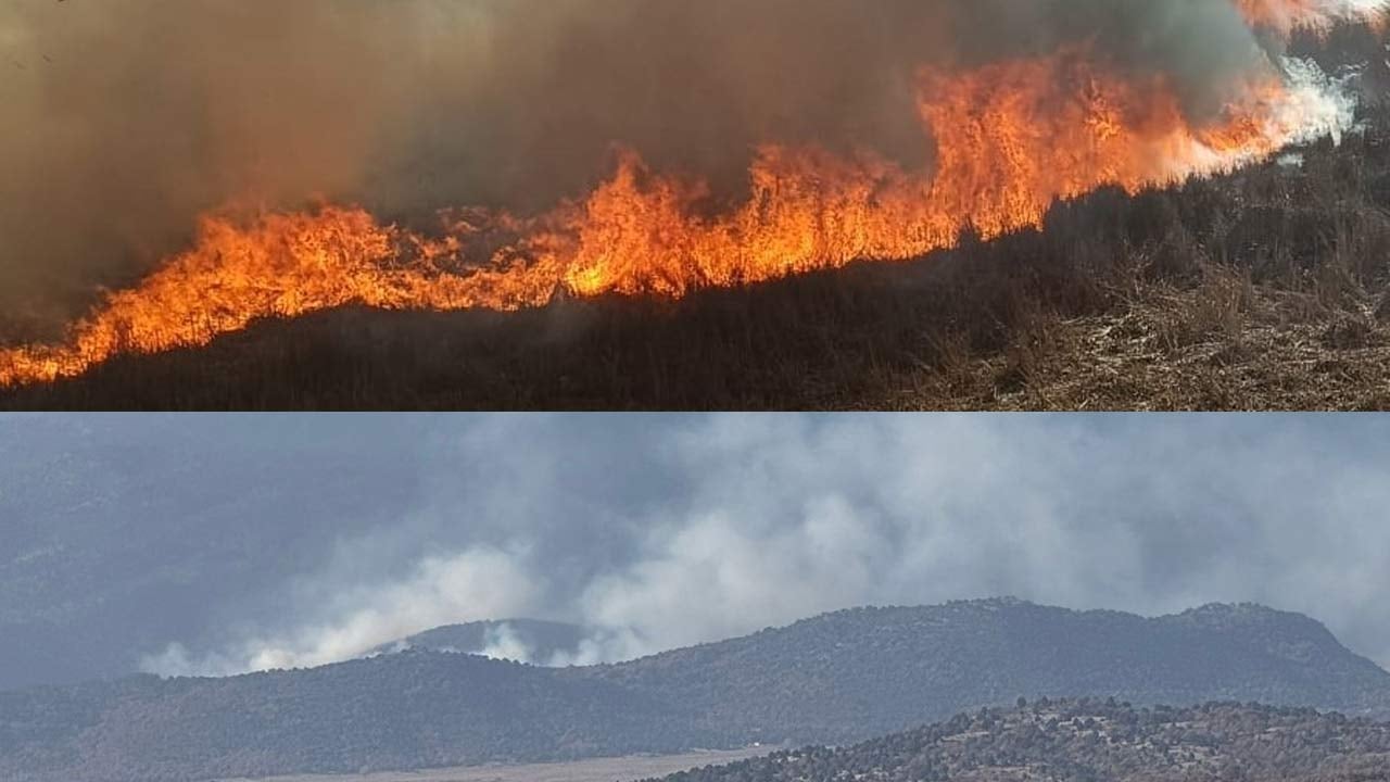 Konya’da iki yangın birden