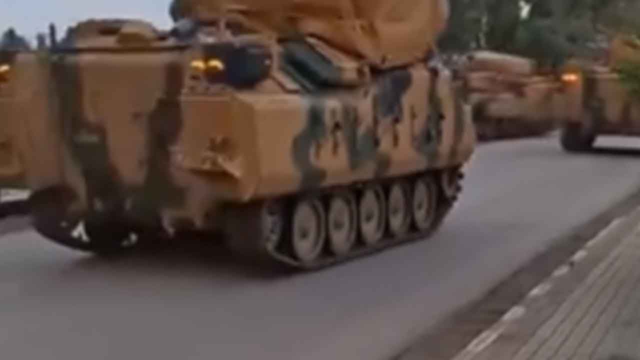 Foto - Korku içinde duyurdular: Türk savaş tankları yürümeye başladı, bu resmen bir meydan okuma