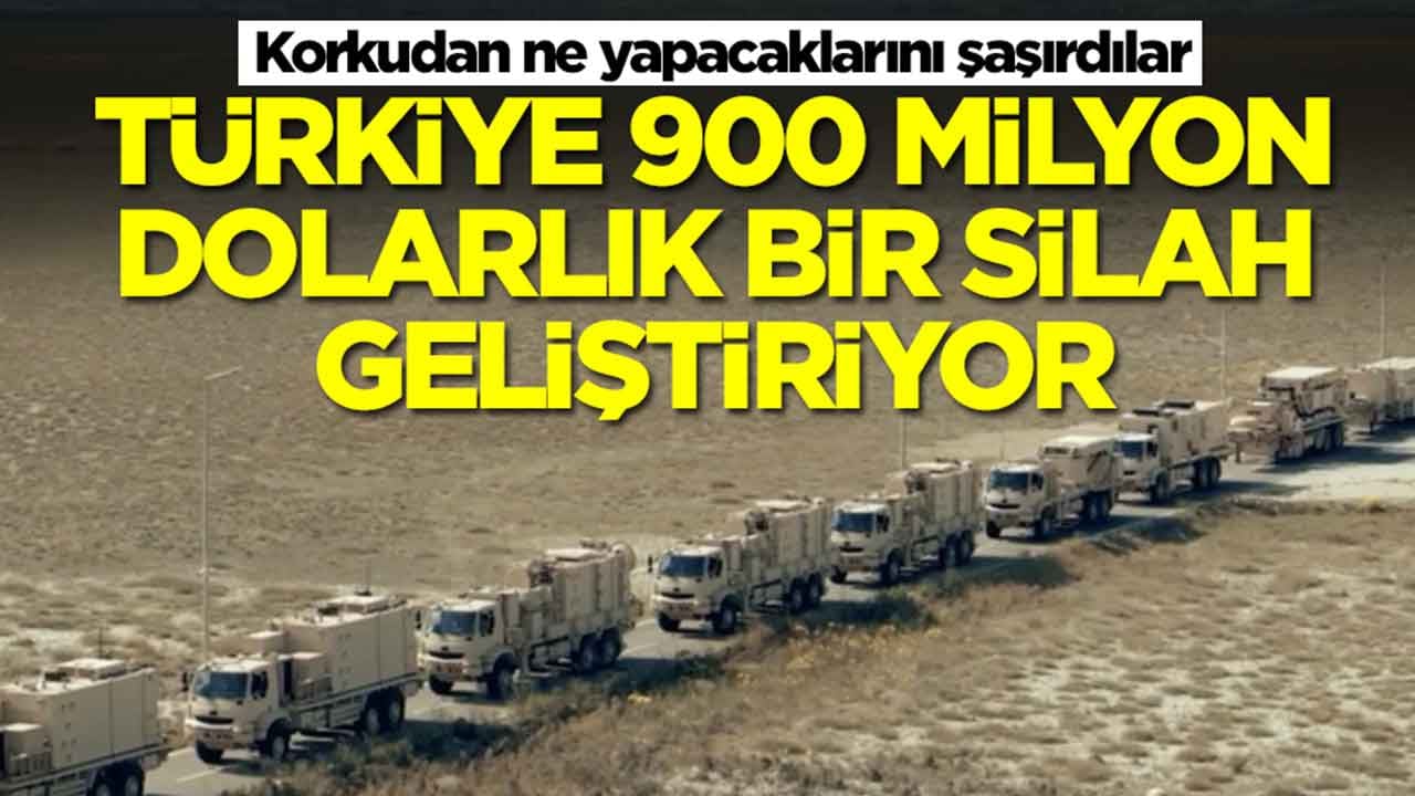 Korkudan ne yapacaklarını şaşırdılar: Türkiye 900 milyon dolarlık bir silah geliştiriyor