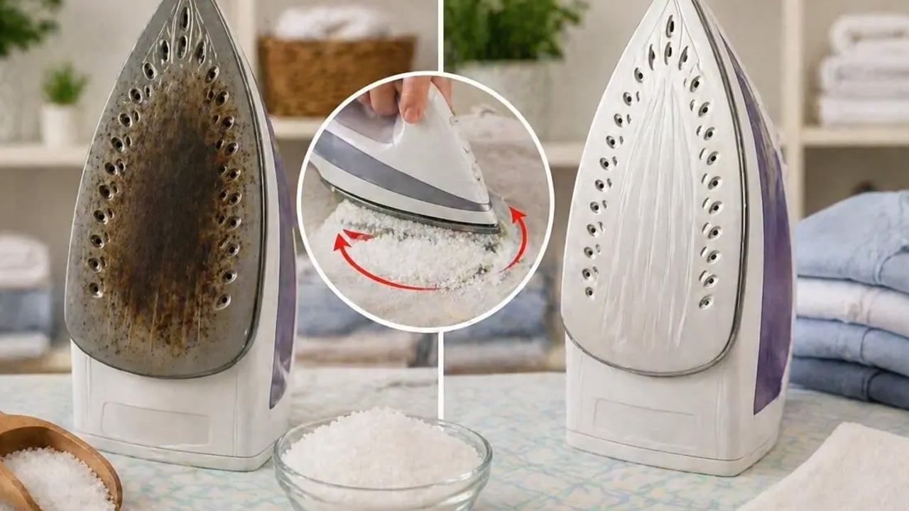 Foto - Ütü tabanındaki yanık izinin çözümü! Koyan ütüyü sıfırlıyor! Kireç açan yöntemi duyan katıyor! Duyanlar yaptılar 